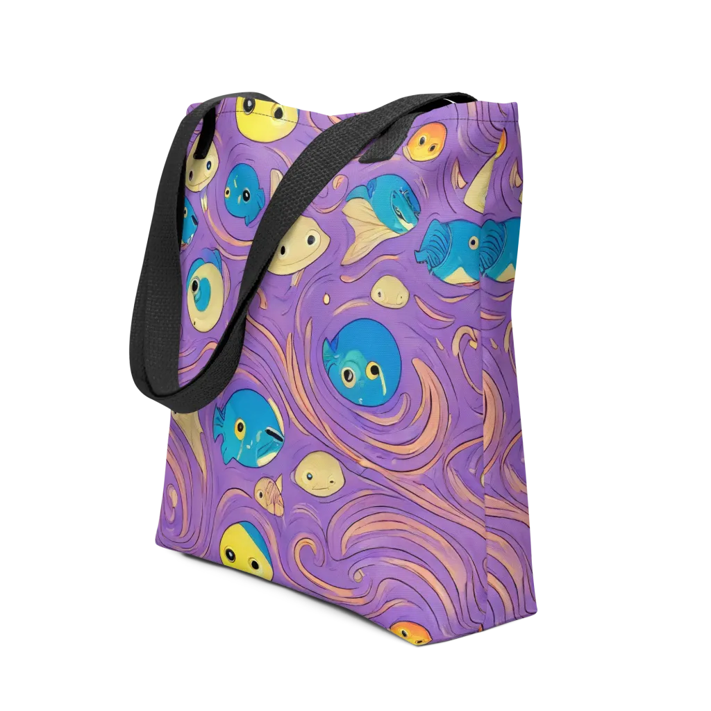 Violet Tide on Tote Bag — Front