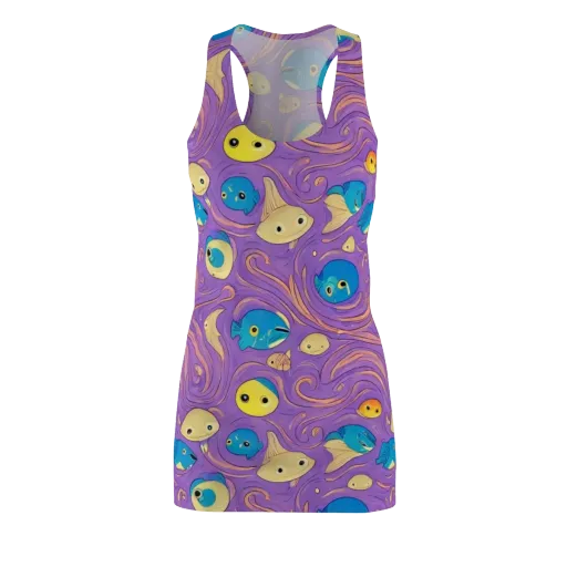 Violet Tide on a Racerback Dress