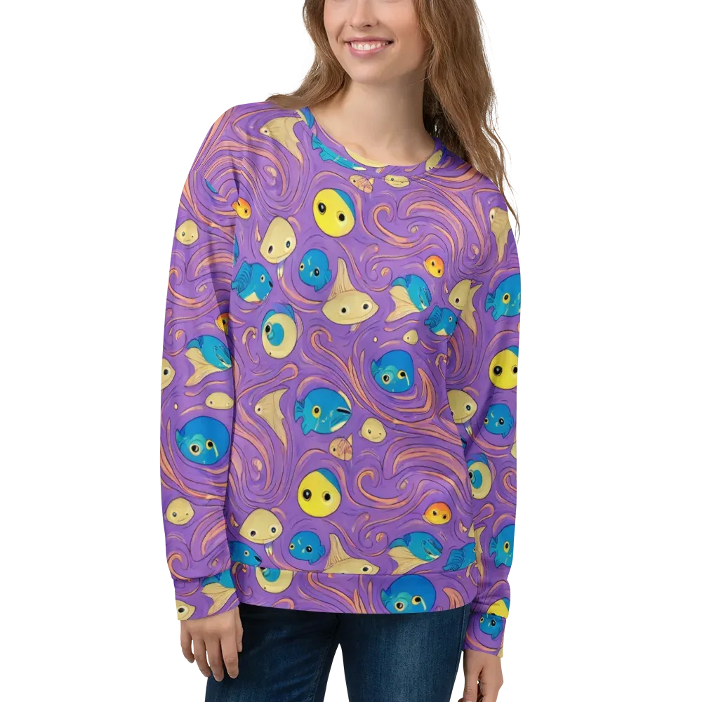 Violet Tide on Sweatshirt — Front