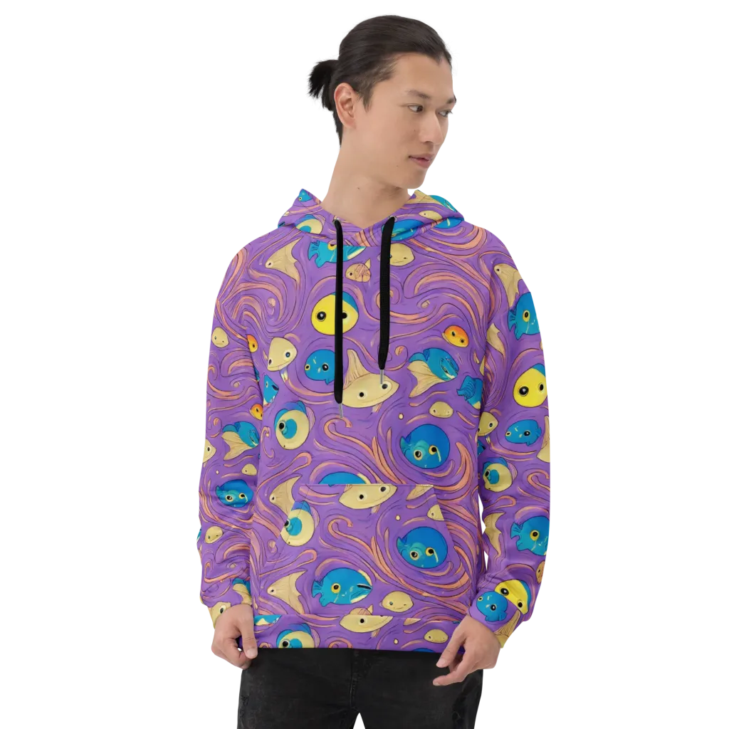 Violet Tide on Hoodie — Front