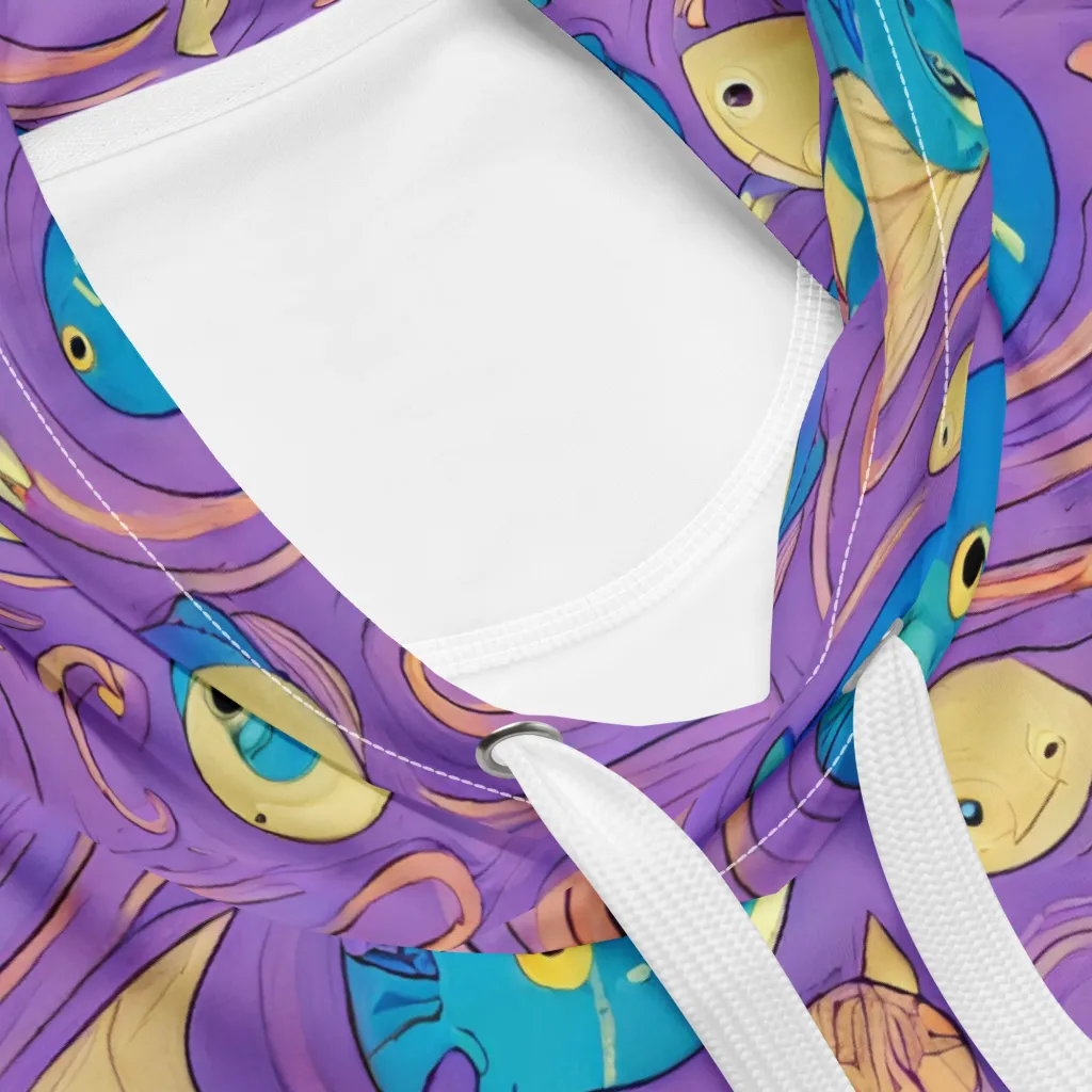 Violet Tide on Hoodie — Product details 2