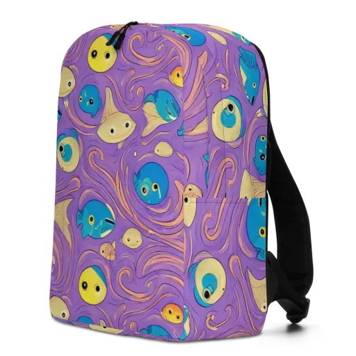 Violet Tide on a Minimalist Backpack