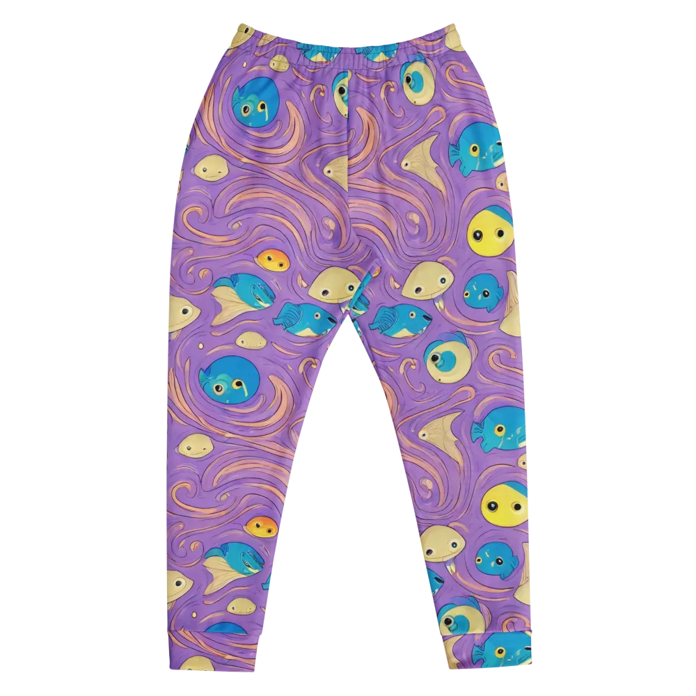 Violet Tide on Men's Joggers — Front