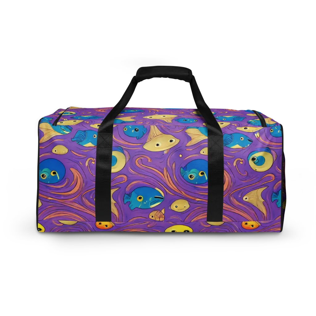 Violet Tide on Duffle Bag — Back