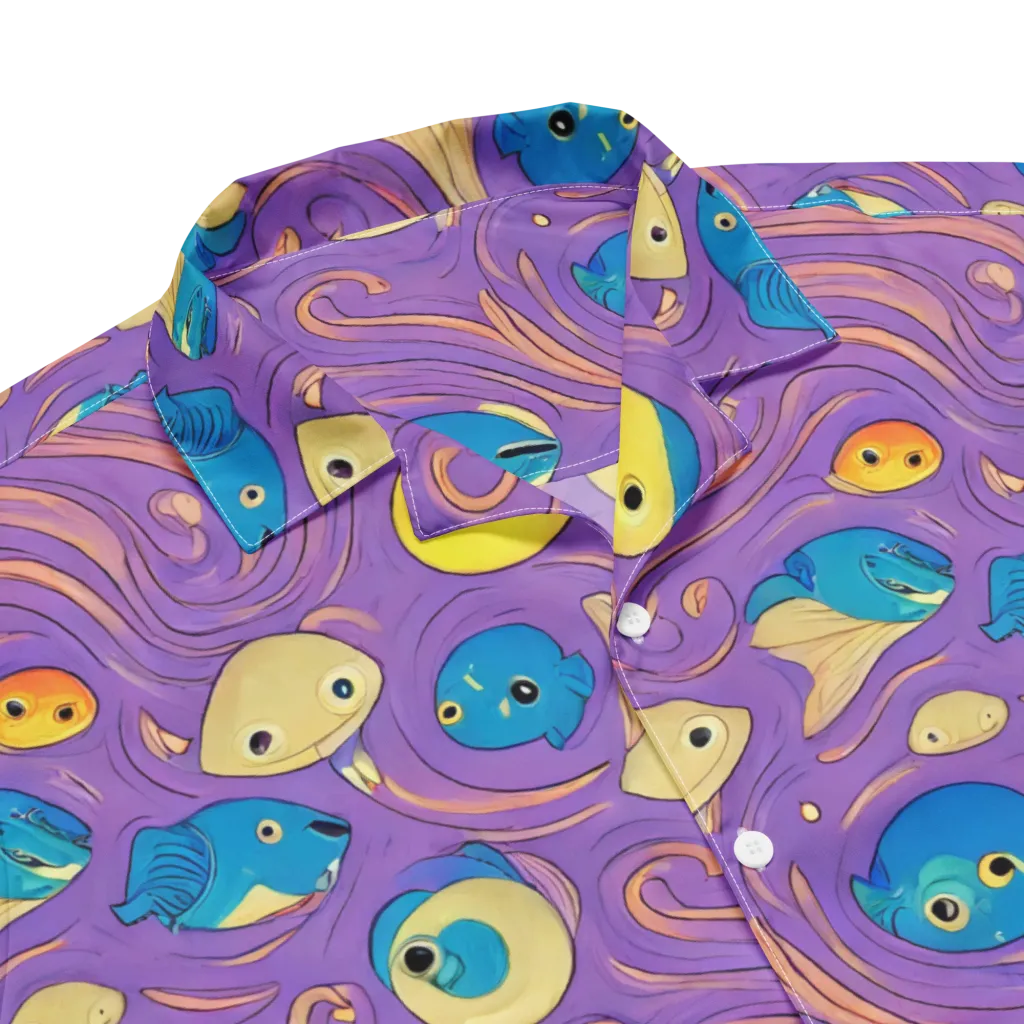 Violet Tide on Button Shirt — Product details
