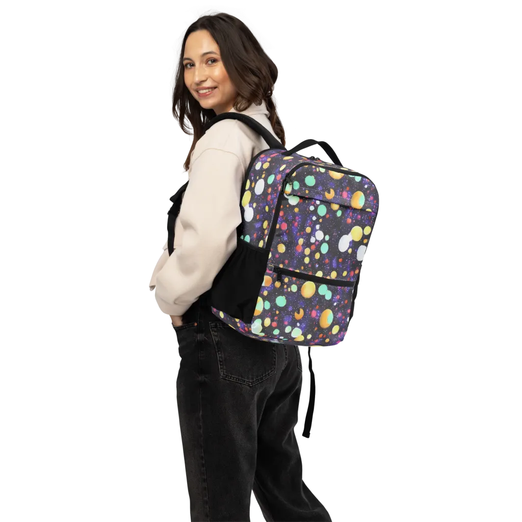 Orbit Pop on Utility Backpack — Back