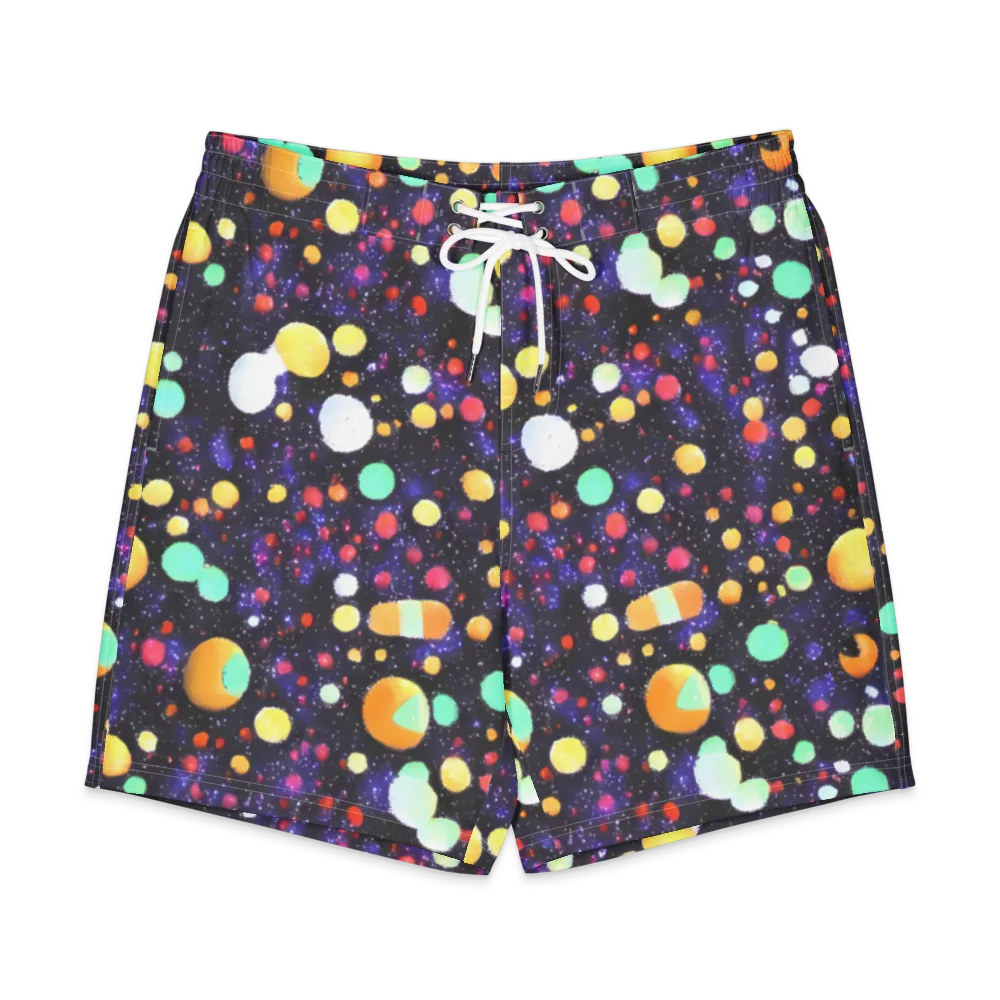 Orbit Pop on Men's Board Shorts — Front
