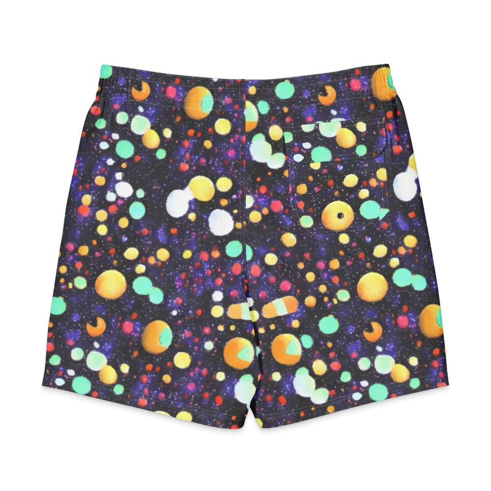 Orbit Pop on Men's Board Shorts — Back