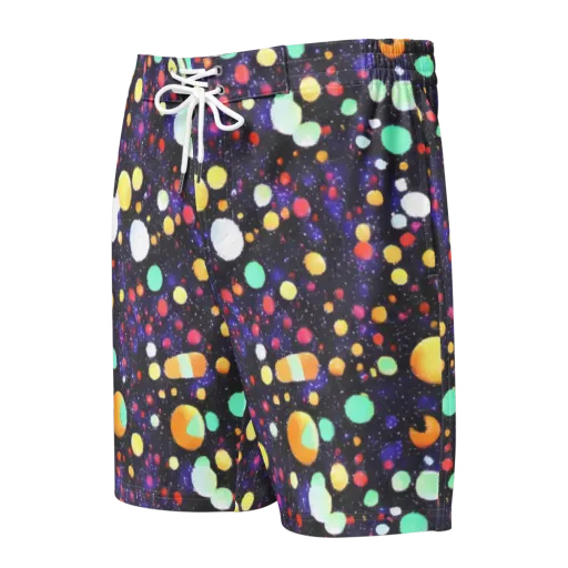 Orbit Pop on a Men's Board Shorts