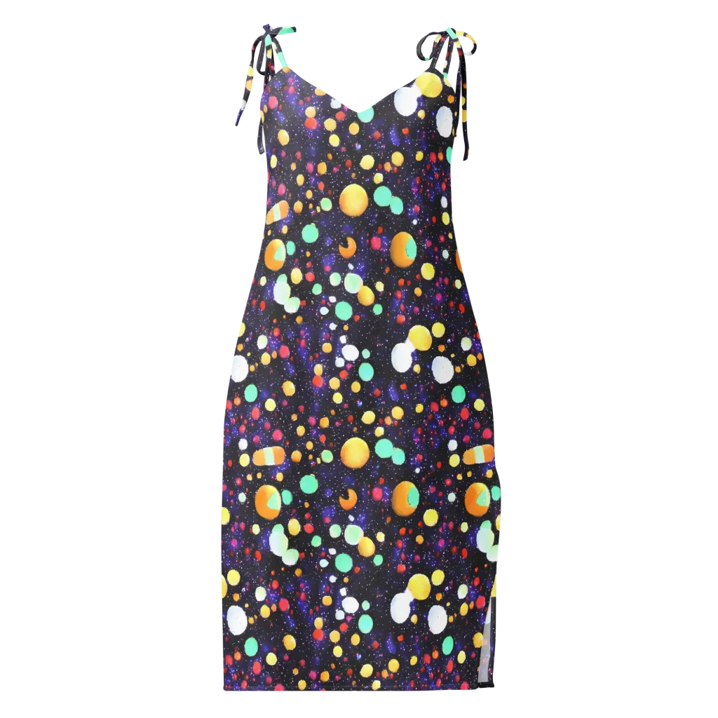 Orbit Pop on Slip Dress — Front