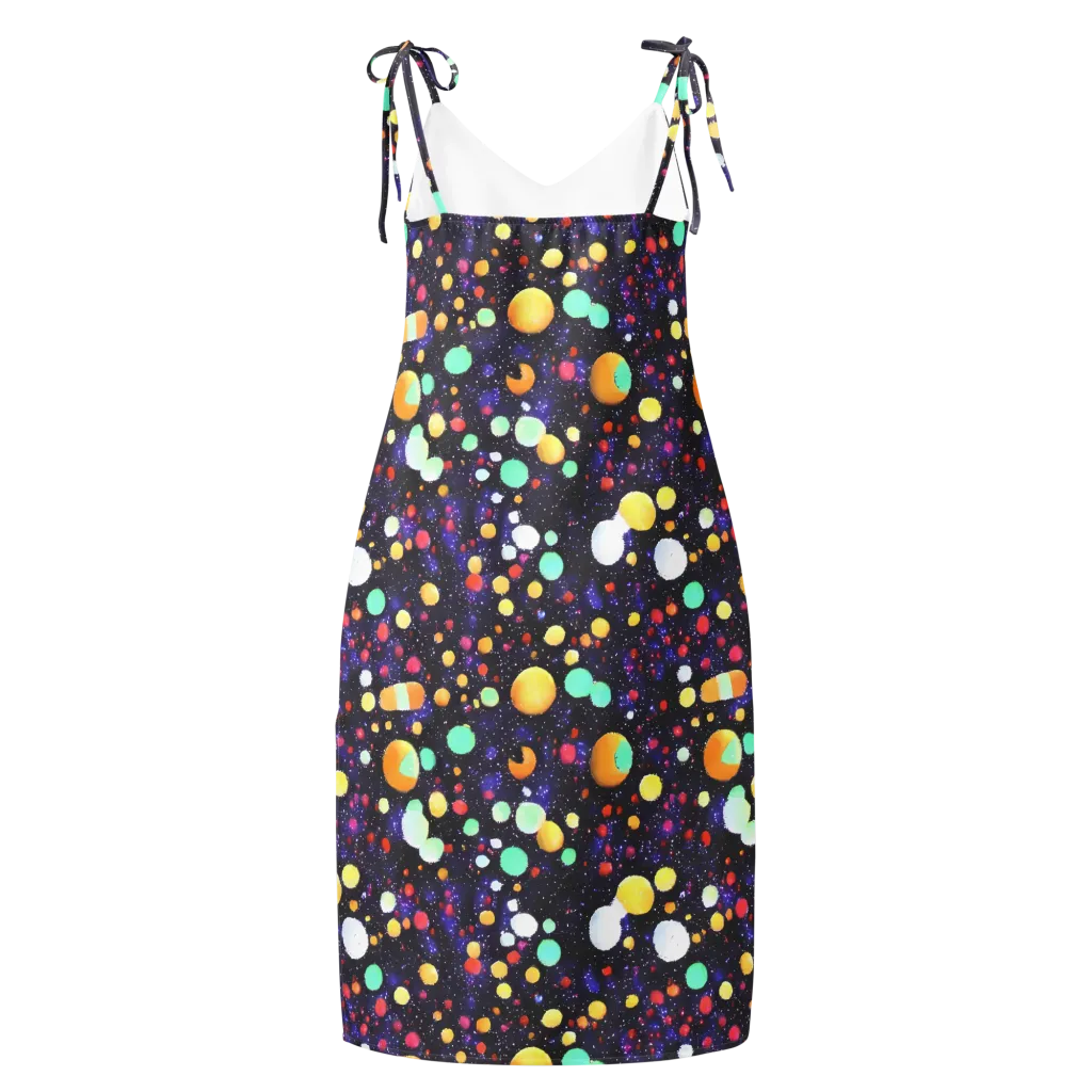 Orbit Pop on Slip Dress — Back