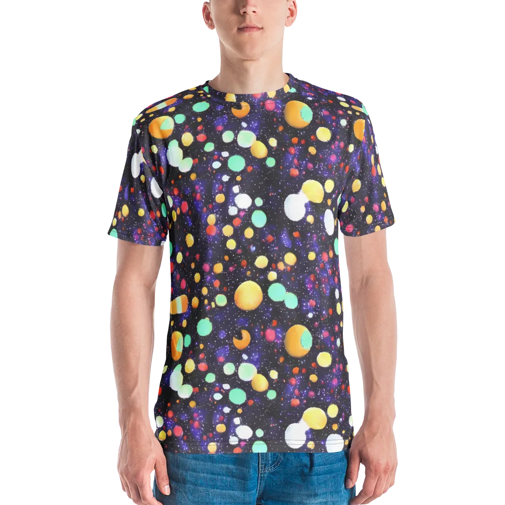 Orbit Pop on Men's Crew Neck T-Shirt — Front