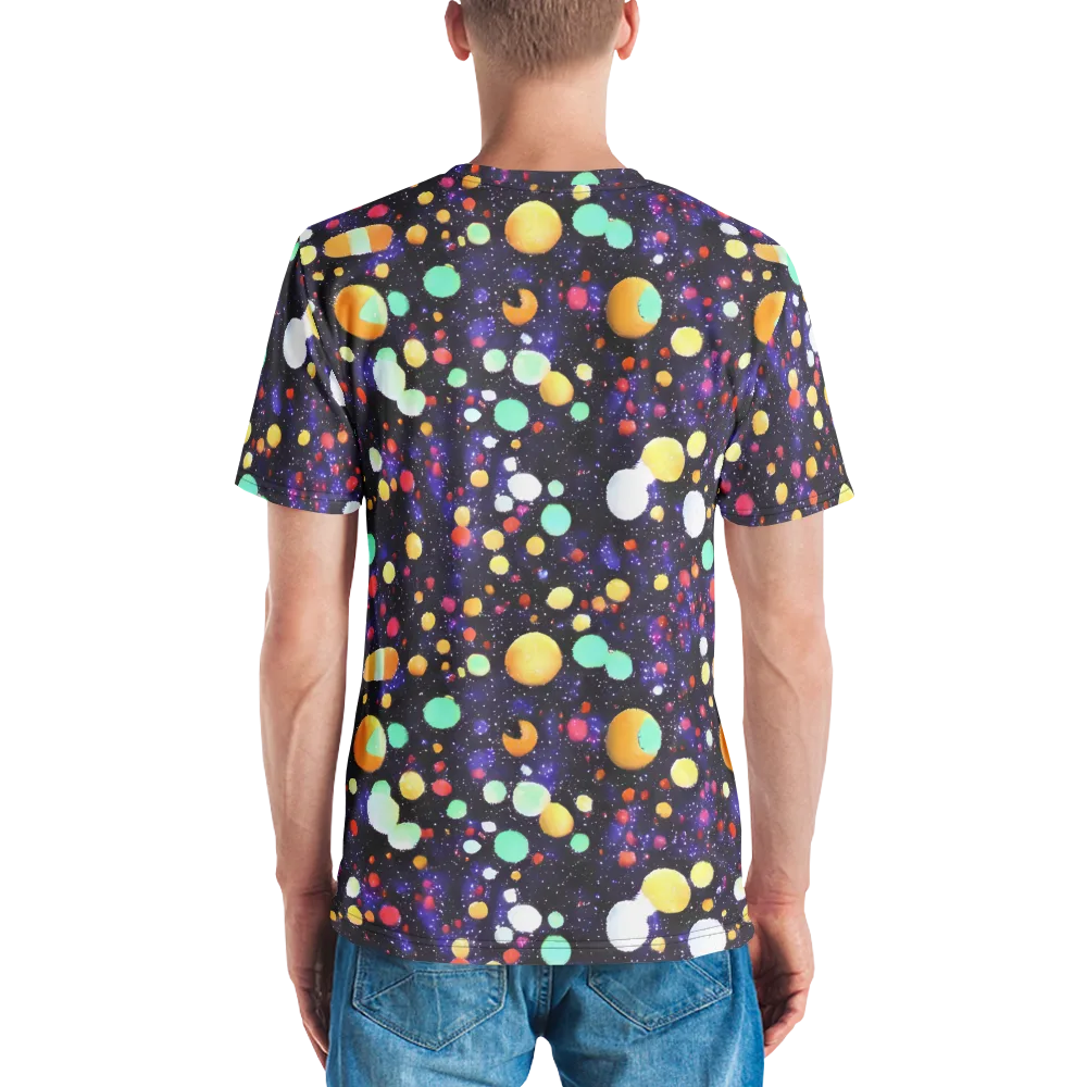Orbit Pop on Men's Crew Neck T-Shirt — Back