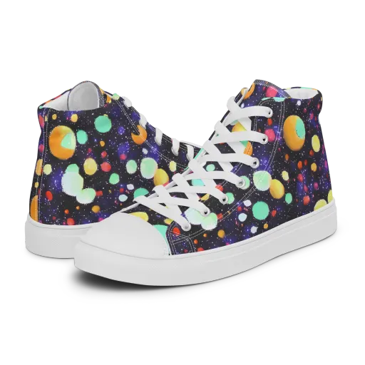 Orbit Pop on a Men's High Top Canvas Shoes