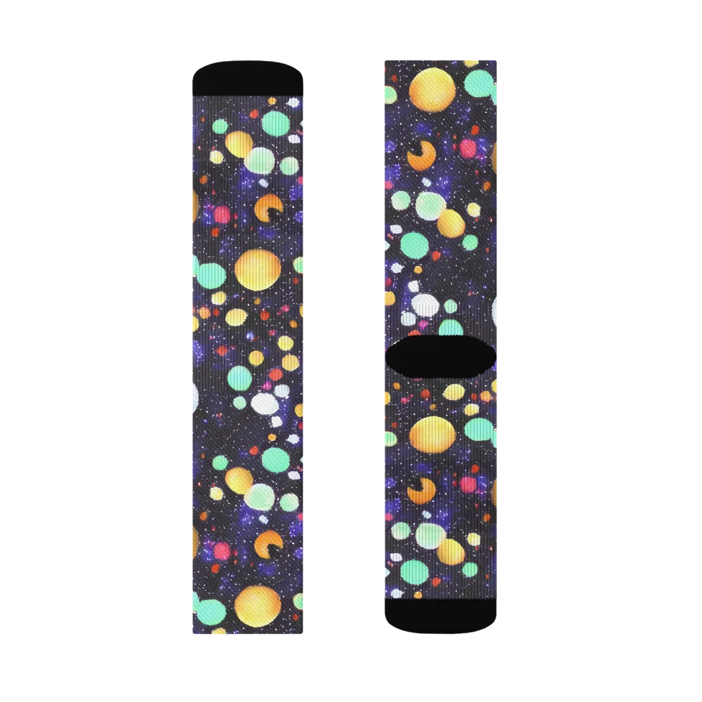 Orbit Pop on Socks — Right Sock