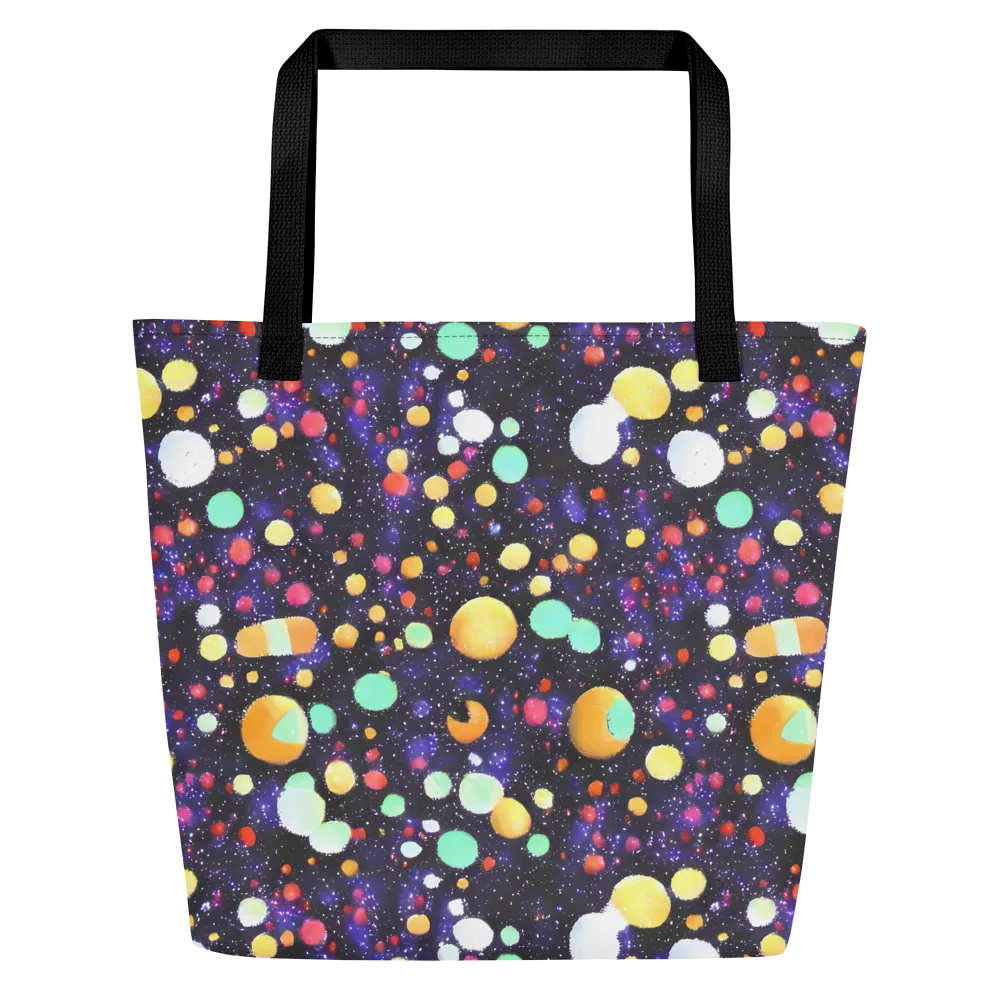 Orbit Pop on Large Tote Bag W/ Pocket — Front