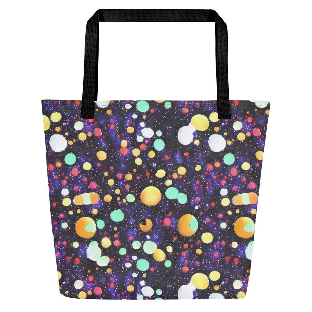 Orbit Pop on Large Tote Bag W/ Pocket — Front