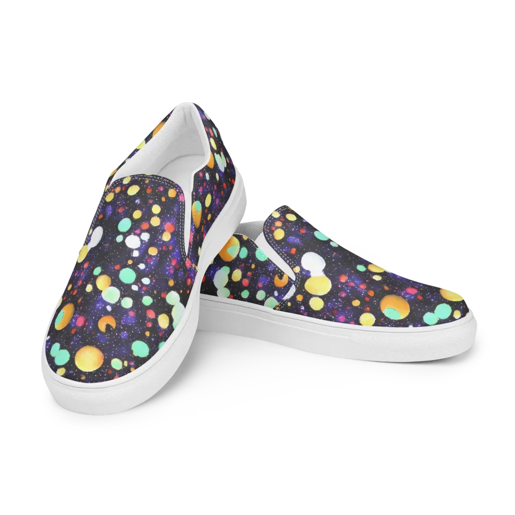 Orbit Pop on Women's Slip-On Canvas Shoes — Left Front