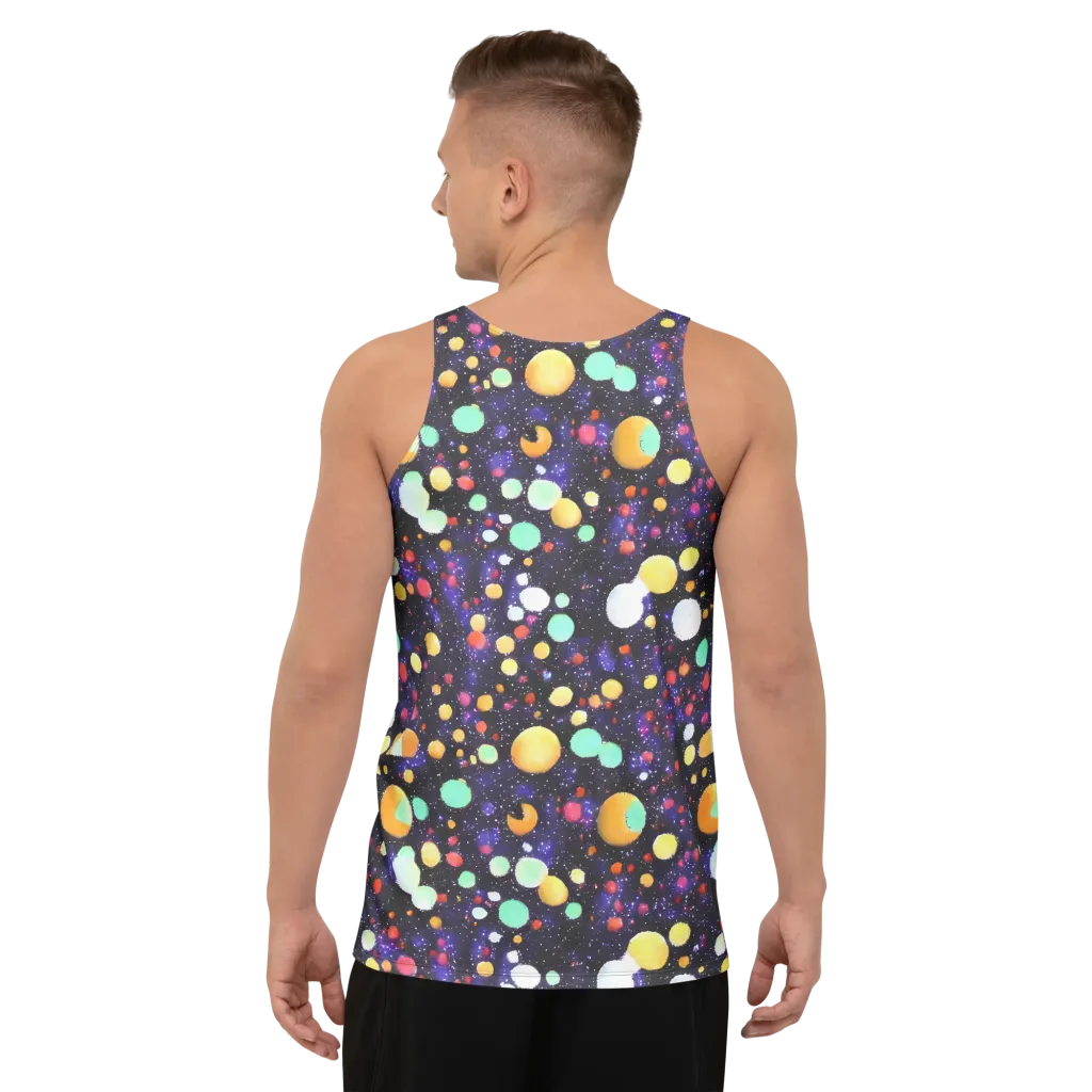 Orbit Pop on Men's Tank Top — Back
