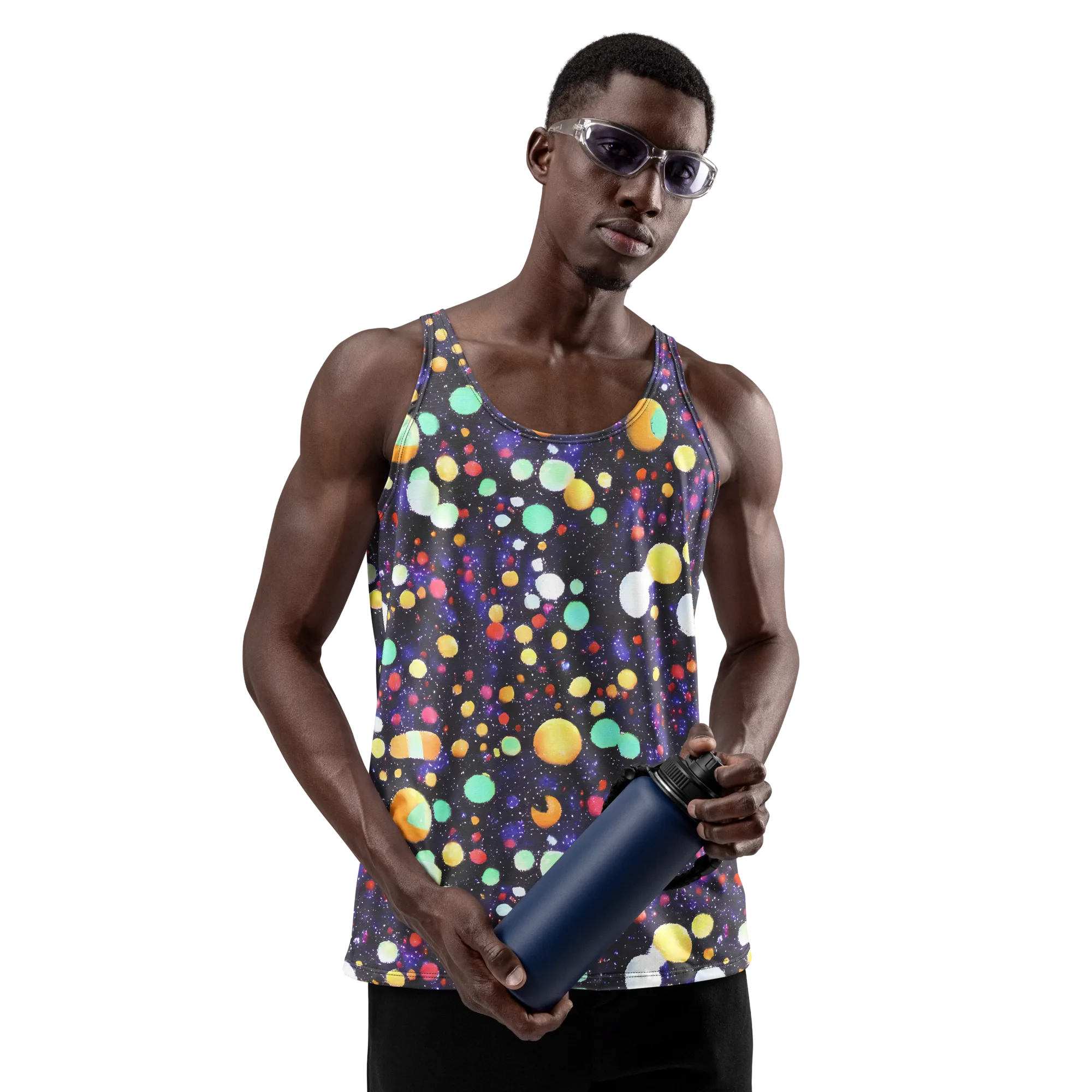Orbit Pop on Men's Tank Top — Front