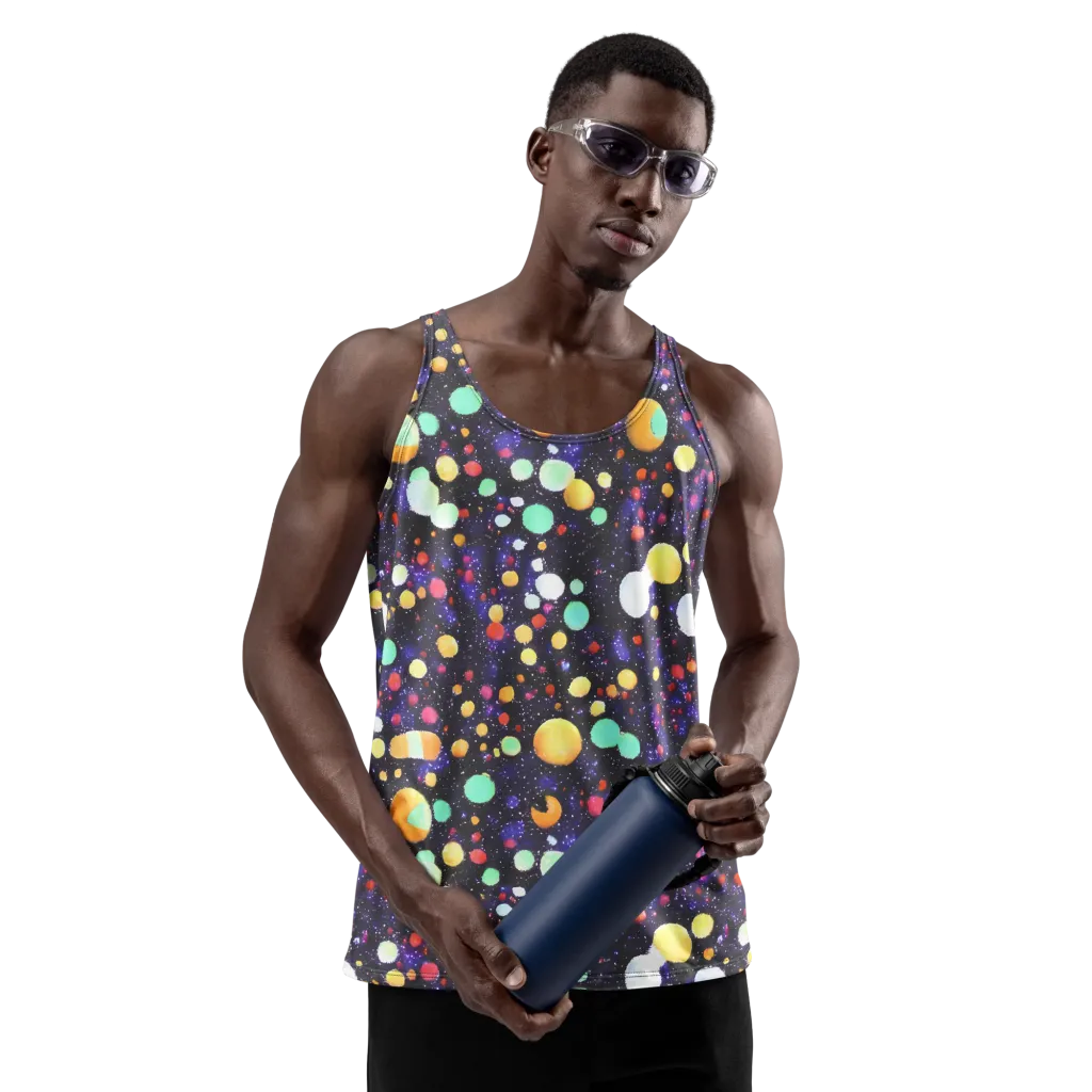 Orbit Pop on Men's Tank Top — Front