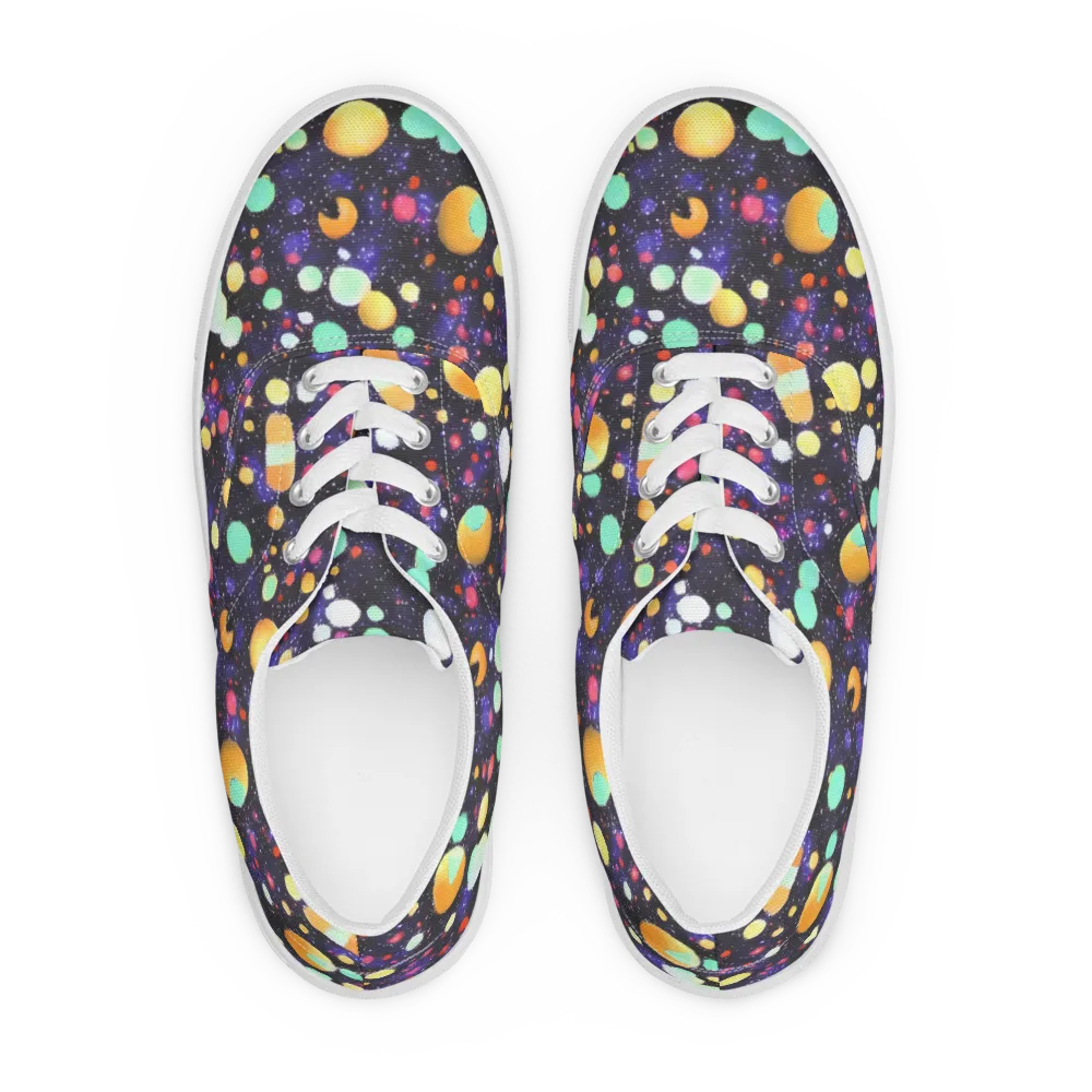 Orbit Pop on Men's Lace-Up Canvas Shoes — Front