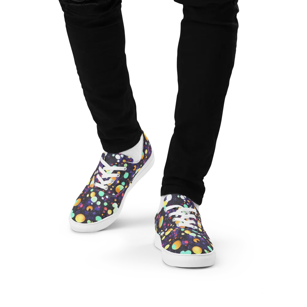 Orbit Pop on Men's Lace-Up Canvas Shoes — Front