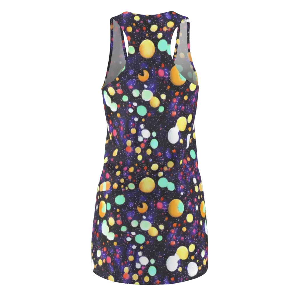 Orbit Pop on Racerback Dress — Back