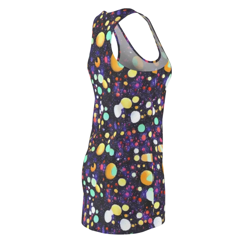 Orbit Pop on Racerback Dress — Back Side