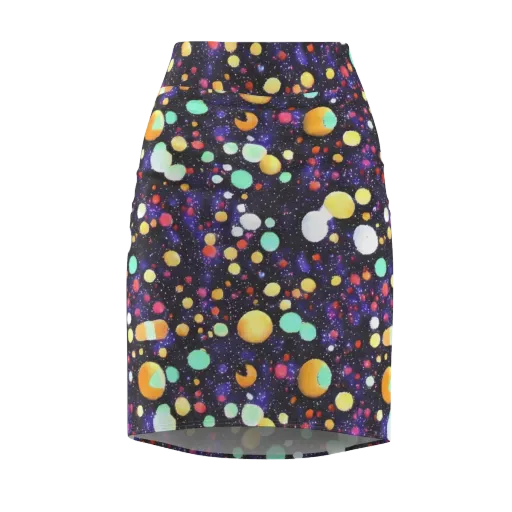 Orbit Pop on a Pencil Skirt