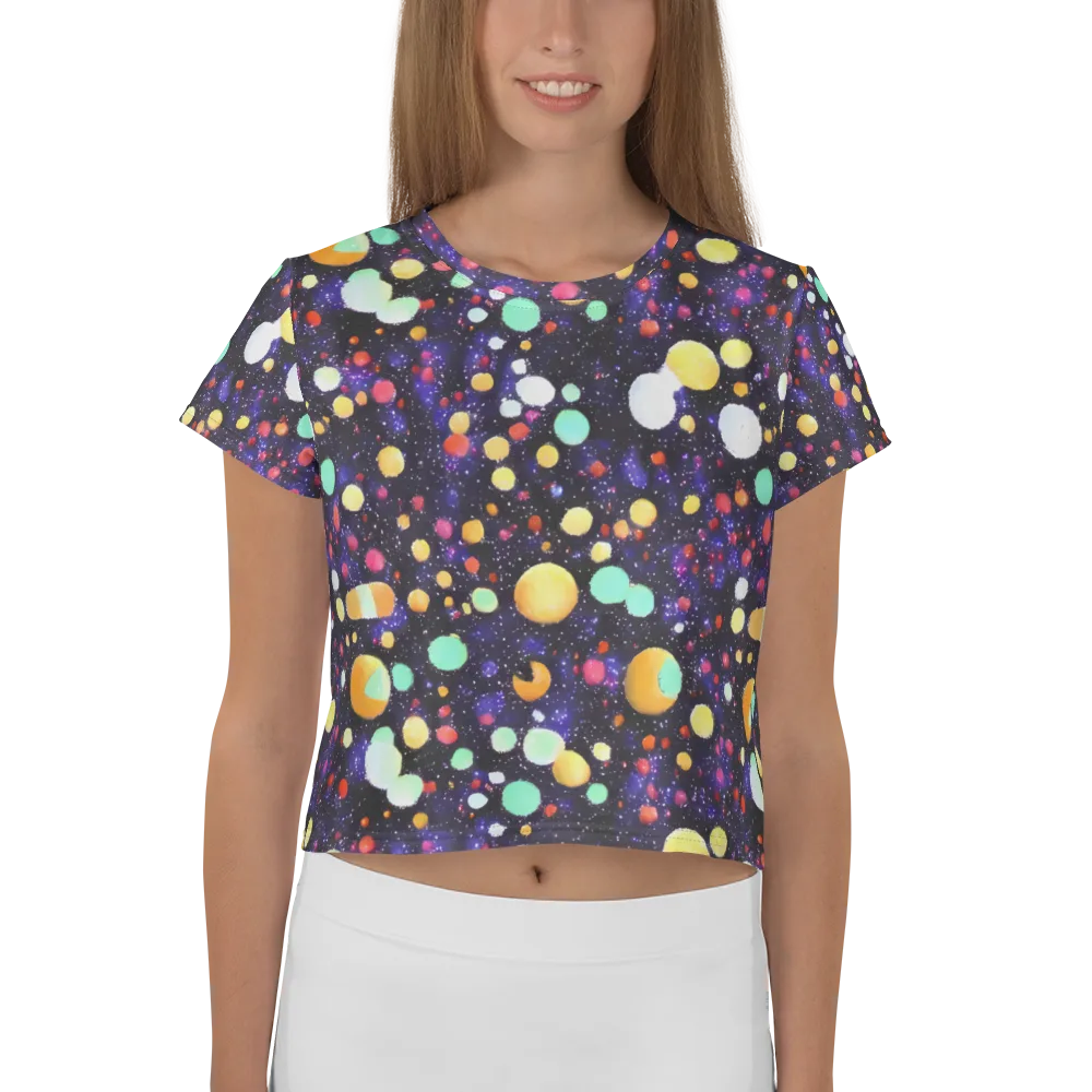 Orbit Pop on Crop Tee — Front