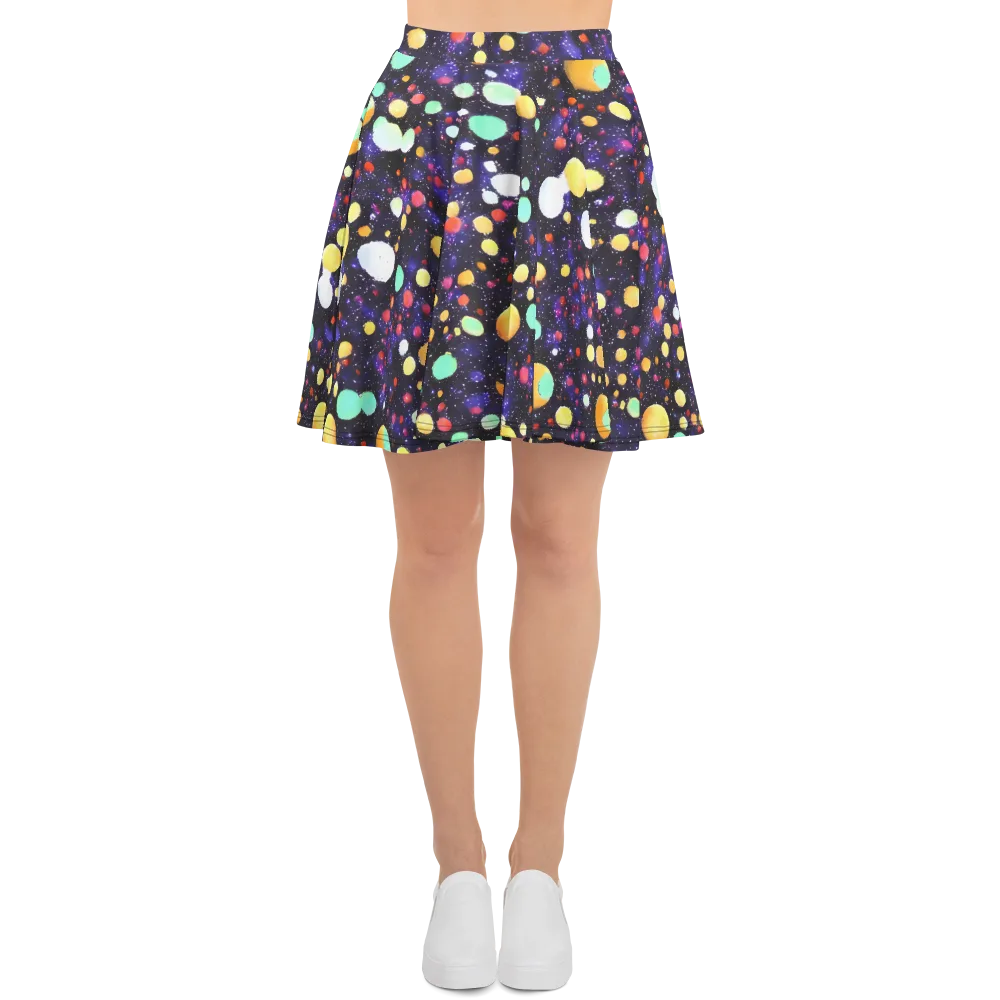 Orbit Pop on Skater Skirt — Front