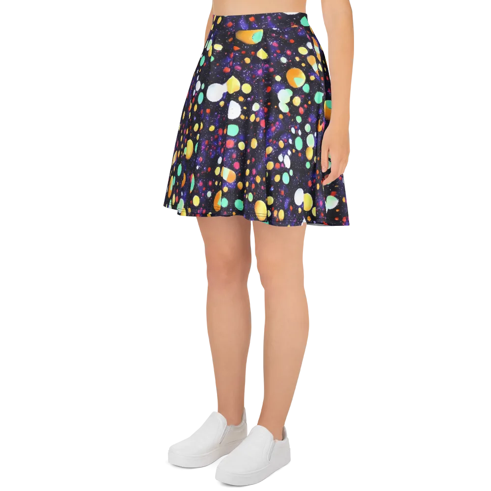 Orbit Pop on Skater Skirt — Left