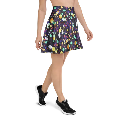 Orbit Pop on a Skater Skirt