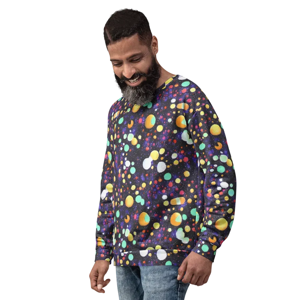 Orbit Pop on Sweatshirt — Left Front