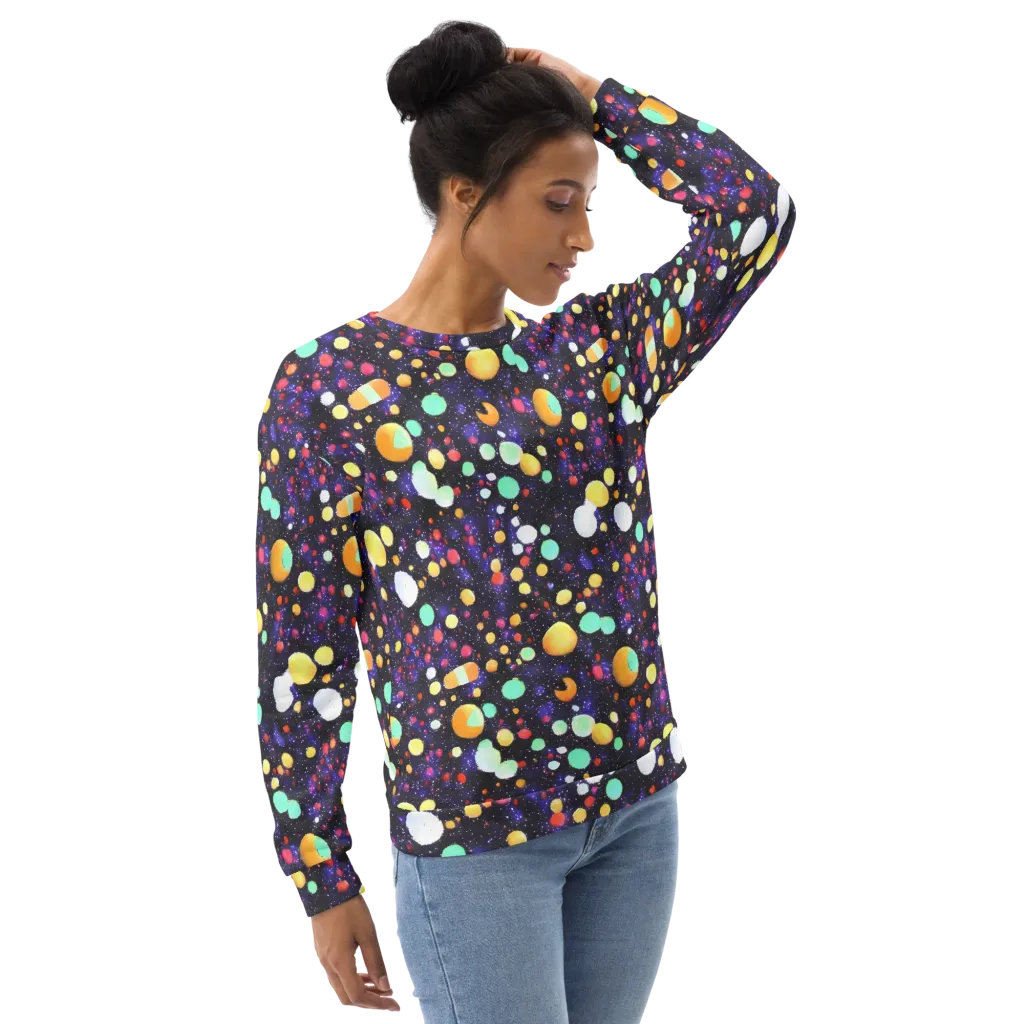 Orbit Pop on Sweatshirt — Right Front