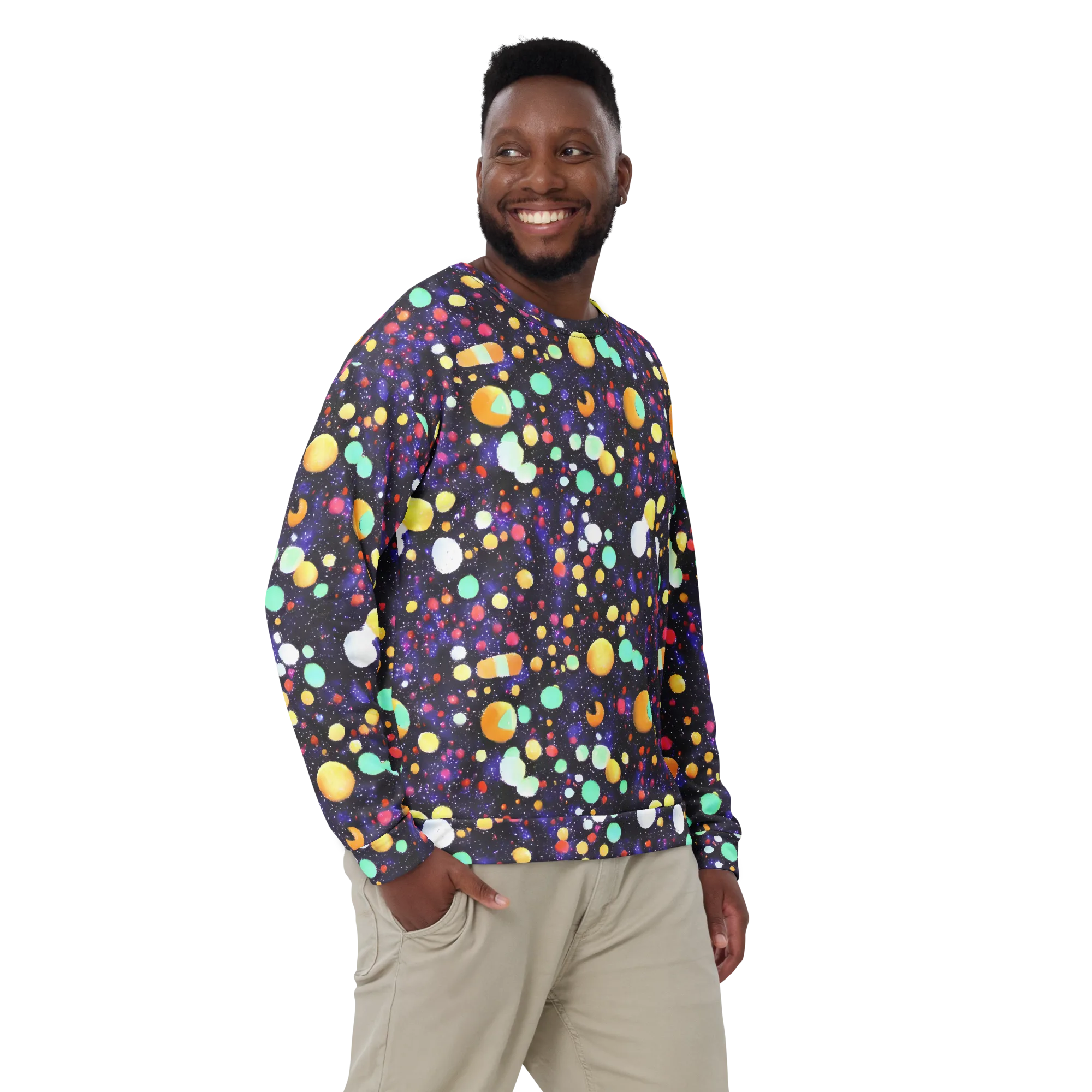 Orbit Pop on Sweatshirt — Front