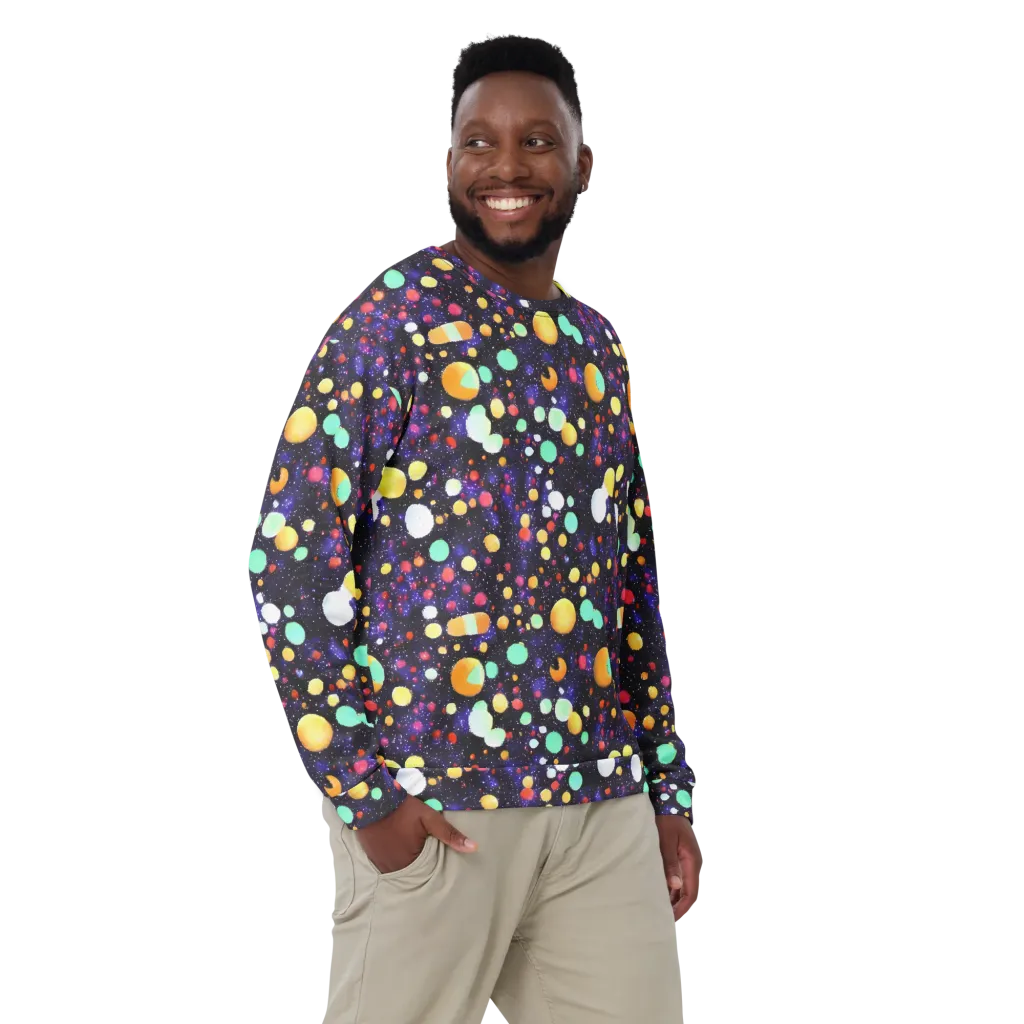 Orbit Pop on Sweatshirt — Front