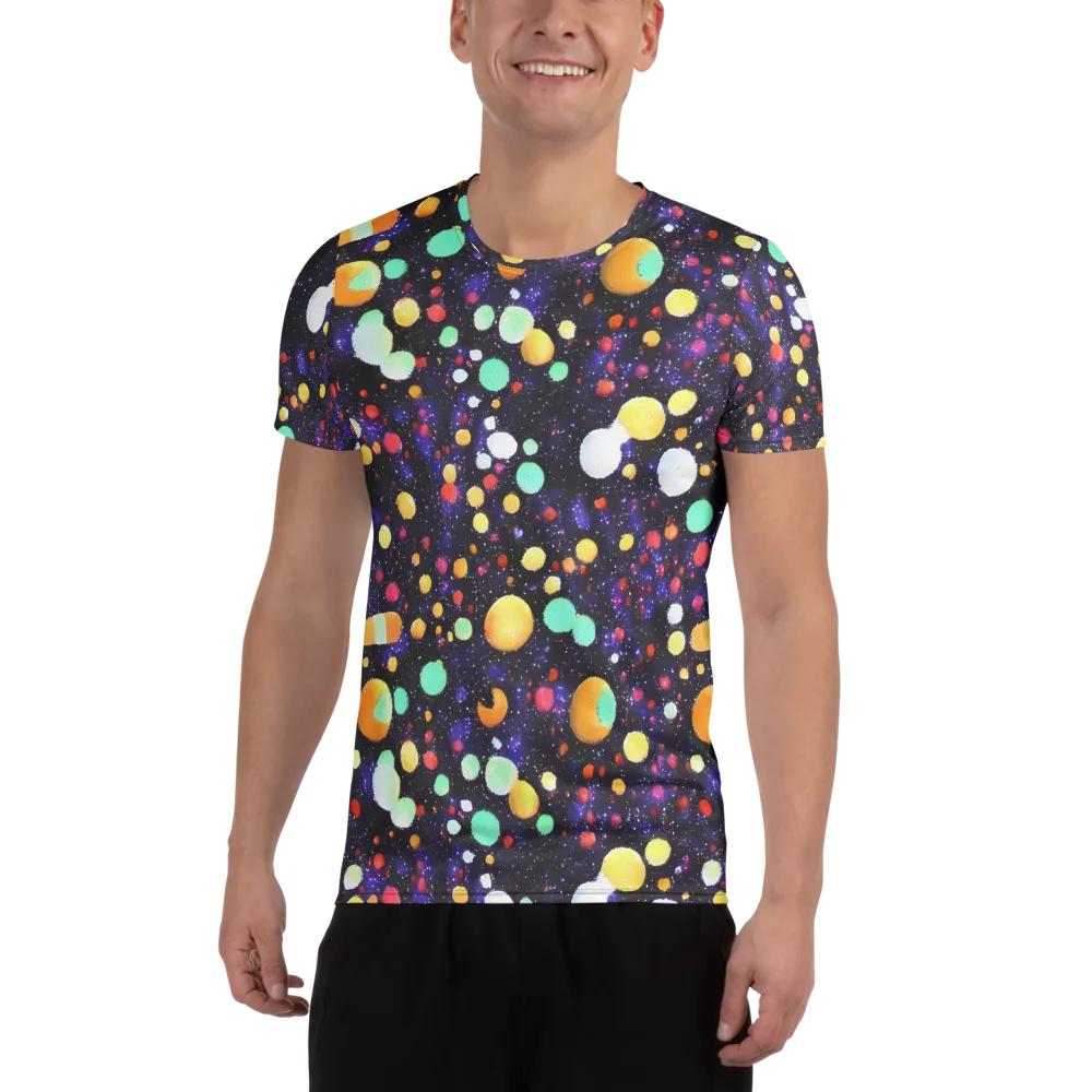 Orbit Pop on Men's Athletic T-Shirt — Front