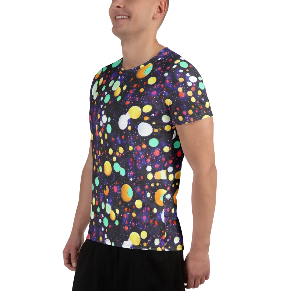Orbit Pop on Men's Athletic T-Shirt — Left