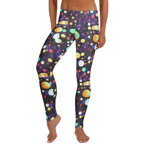 Orbit Pop on a Leggings