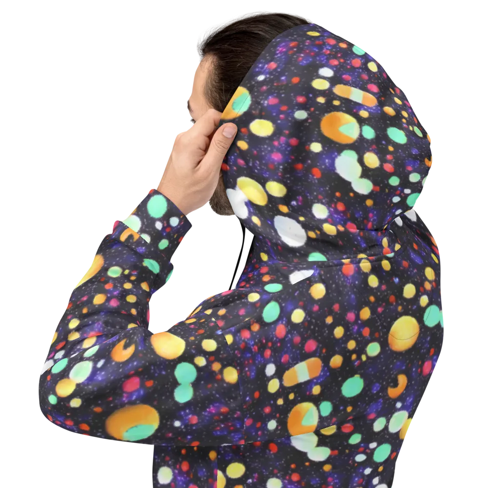 Orbit Pop on Hoodie — Back