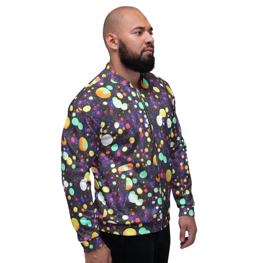 Orbit Pop on Bomber Jacket — Right