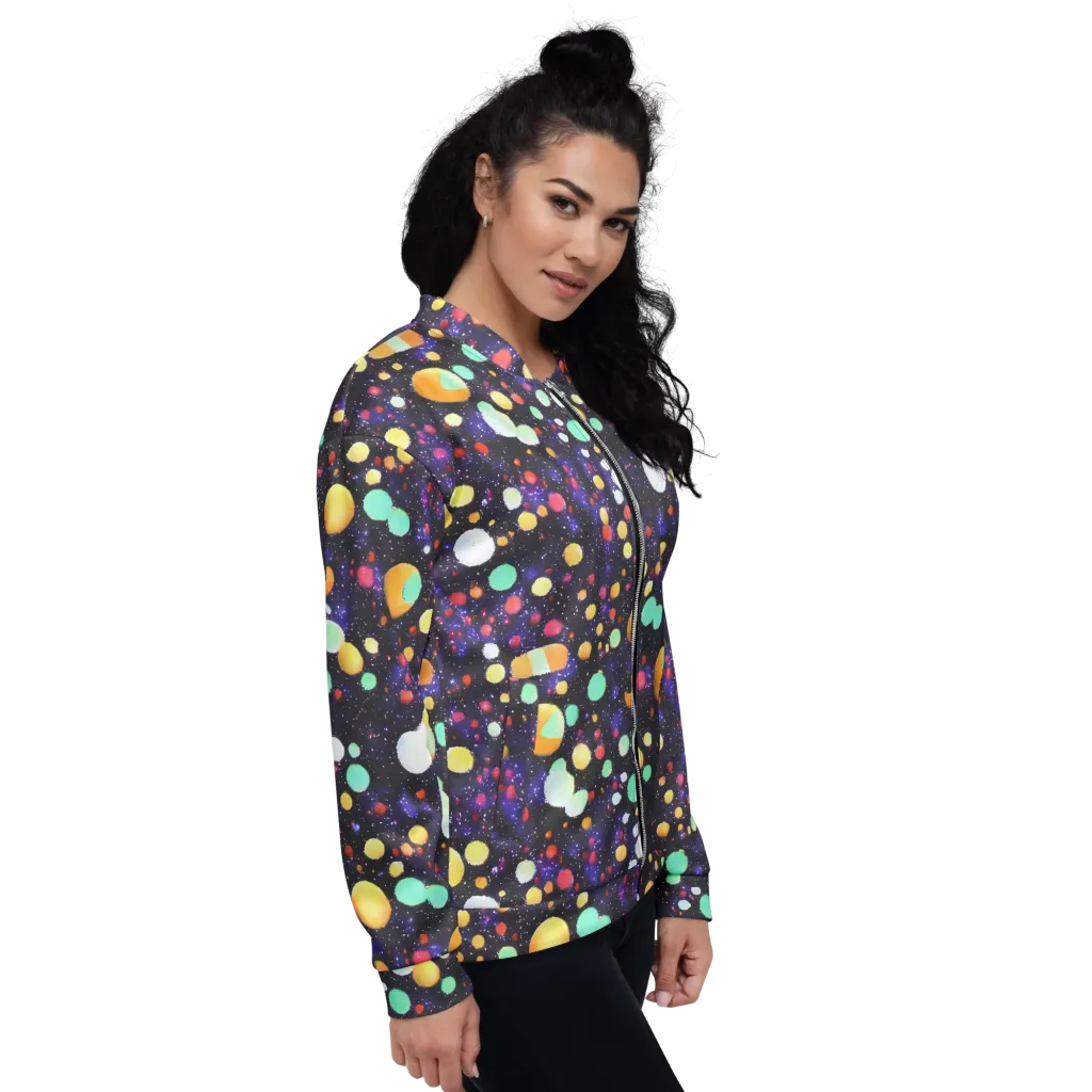 Orbit Pop on Bomber Jacket — Right