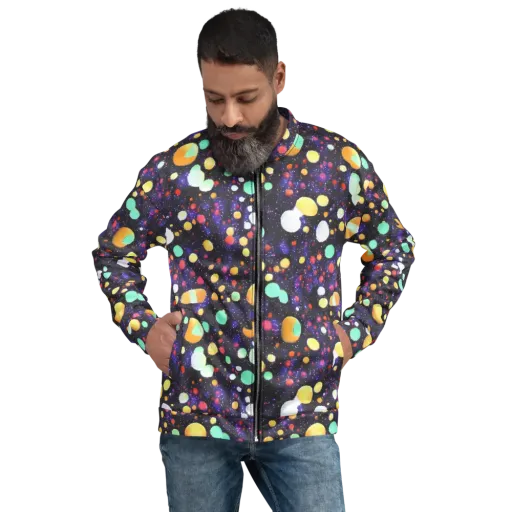 Orbit Pop on a Bomber Jacket