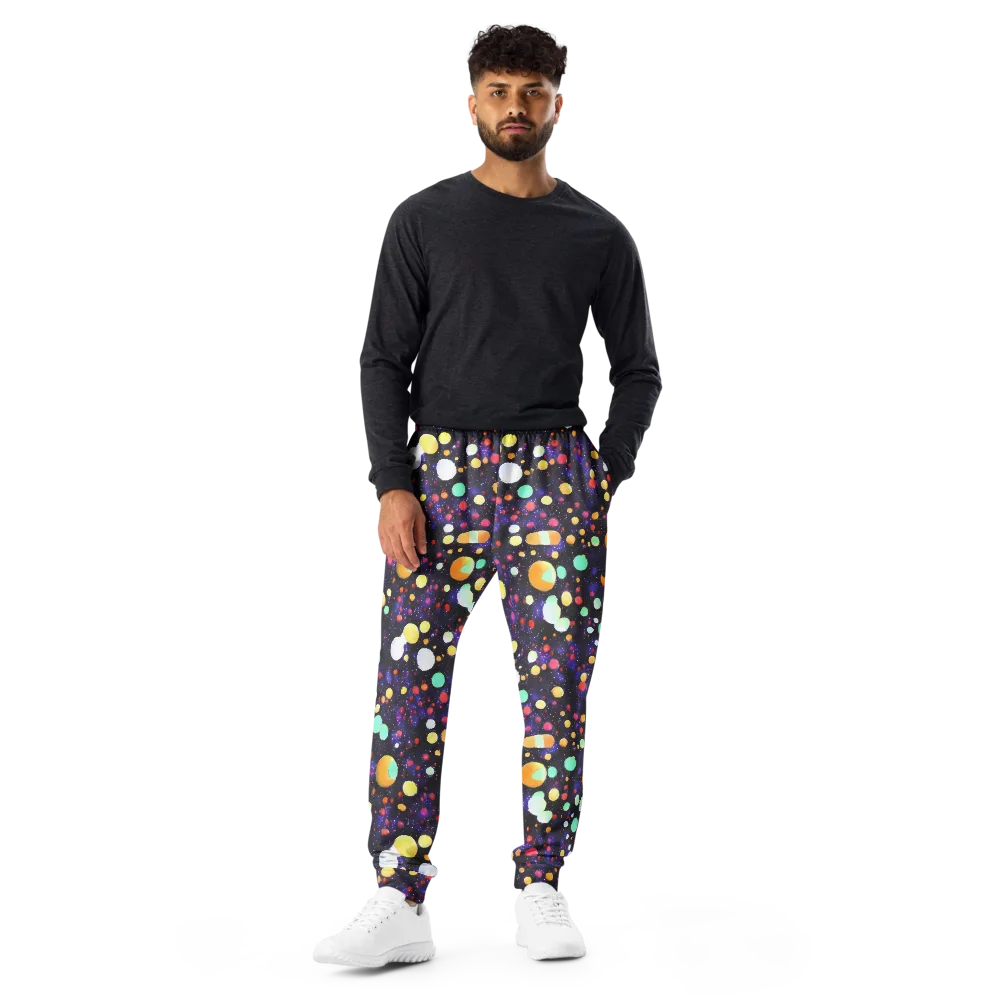 Orbit Pop on Men's Joggers — Front