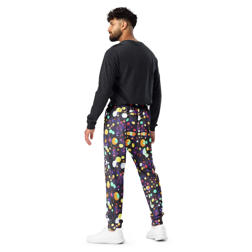 Orbit Pop on Men's Joggers — Back