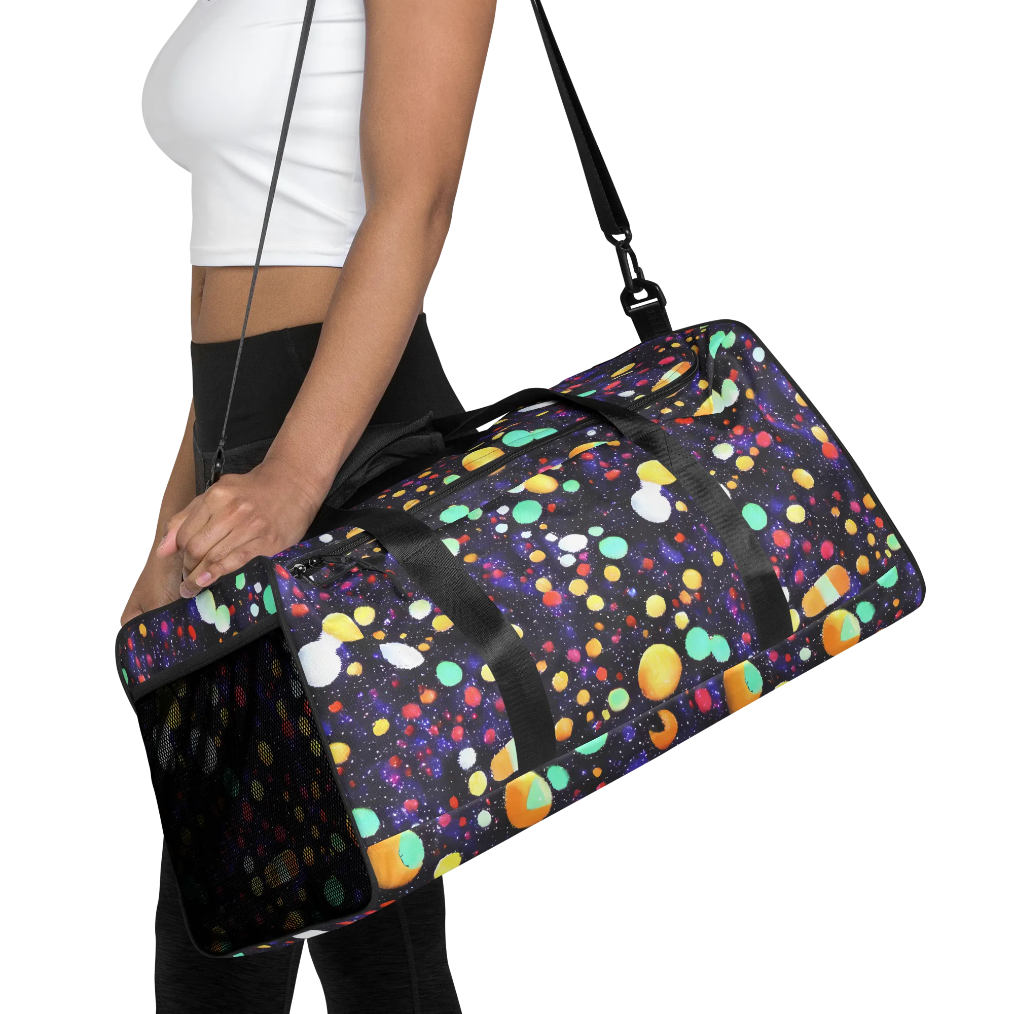 Orbit Pop on Duffle Bag — Front