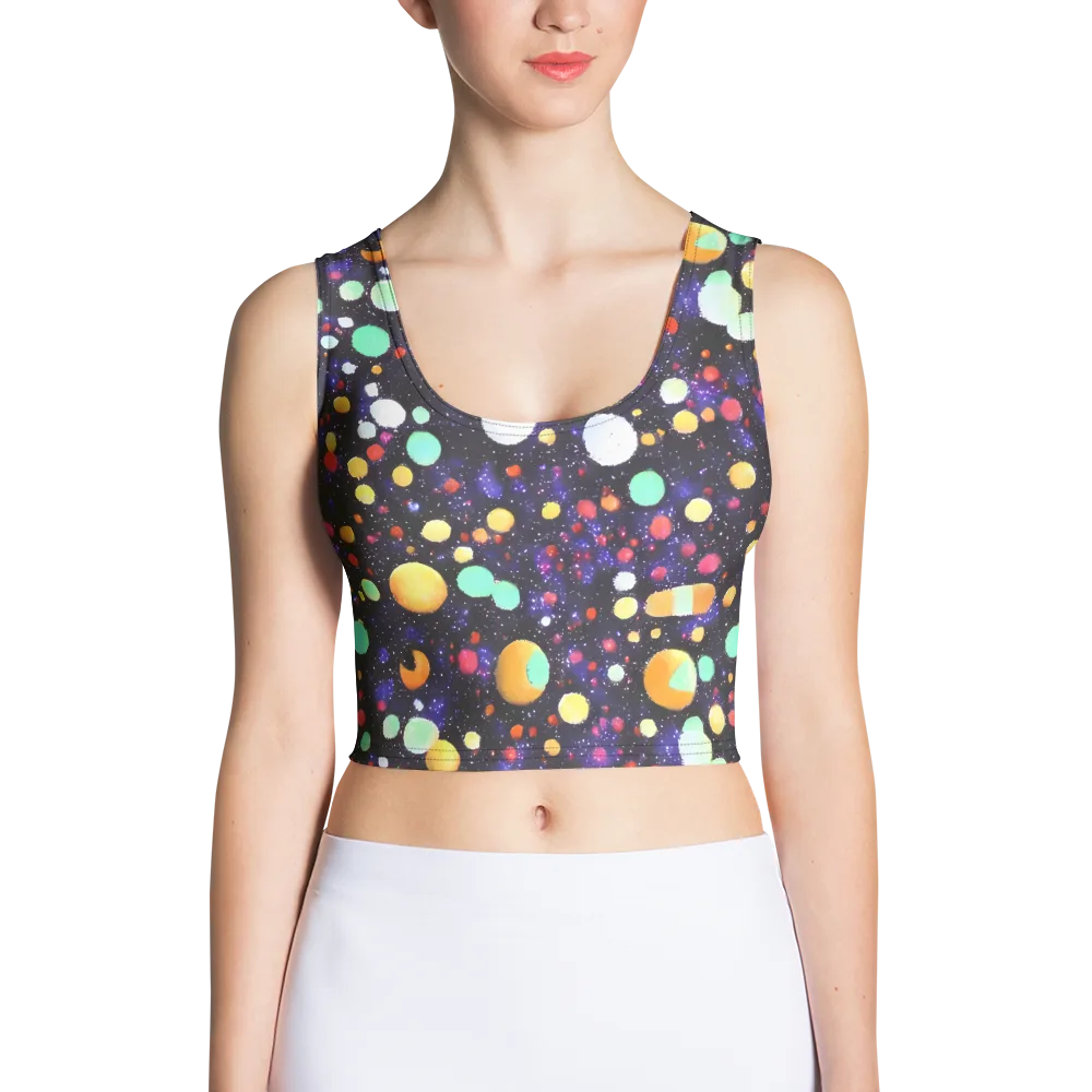 Orbit Pop on Crop Top — Front