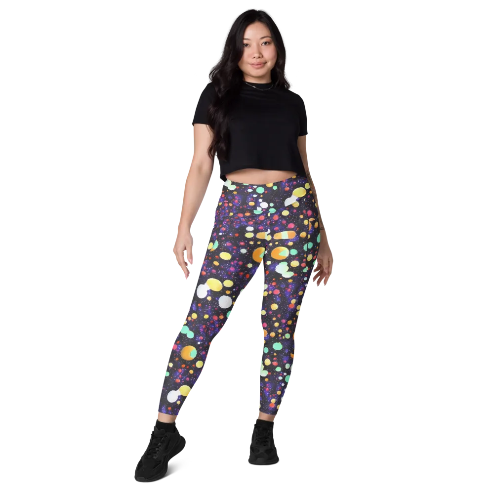 Orbit Pop on Leggings with Pockets — Front